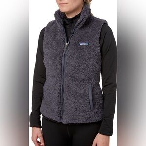 Patagonia Los Gatos fleece vest in navy - medium